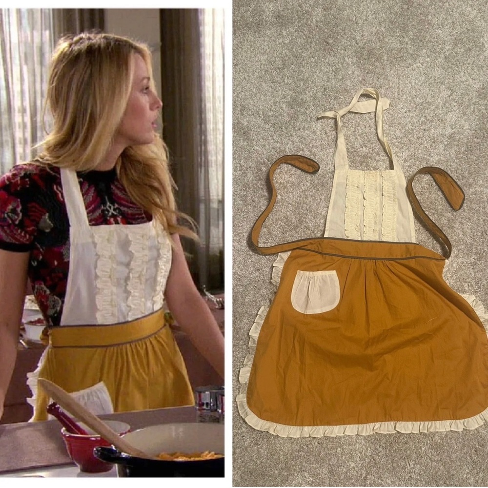 Anthropologie Tea And Crumpet Apron Serena VDW Gossip Girl